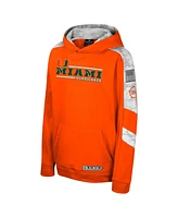 Colosseum Big Boys and Girls Orange Miami Hurricanes Oht Military Appreciation Cyclone Digital Camo Pullover Hoodie