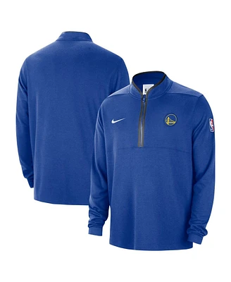 Nike Men's Royal Golden State Warriors 2024/25 Courtside Performance Half-Zip Top