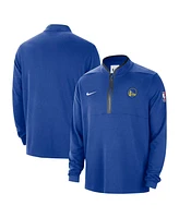 Nike Men's Royal Golden State Warriors 2024/25 Courtside Performance Half-Zip Top