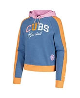 New Era Women's Light Blue Chicago Cubs Fashion Color Pop Pullover Hoodie