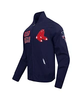 Pro Standard Men's Navy Boston Red Sox Area Code Twill Full-Zip Jacket