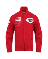 Pro Standard Men's Red Cincinnati Reds Area Code Twill Full-Zip Jacket