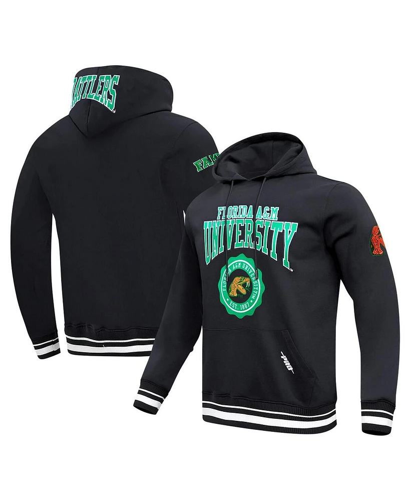 Pro Standard Men's Black Florida A M Rattlers Crest Pullover Hoodie