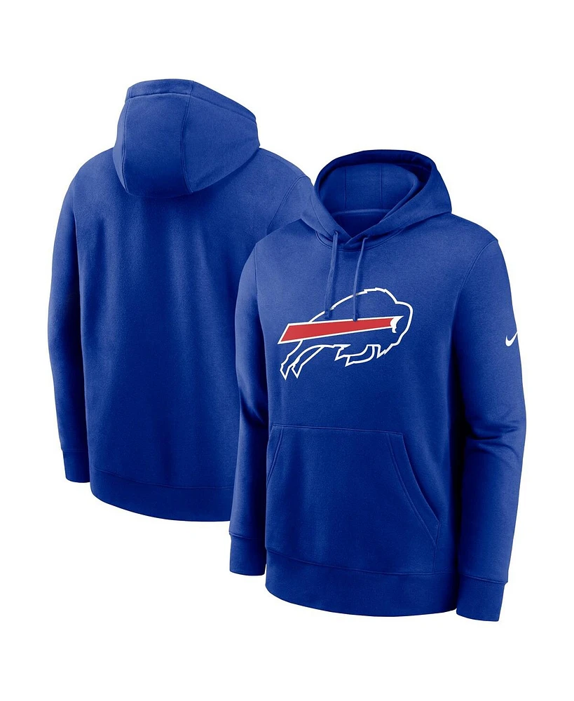 Nike Men's Buffalo Bills Club Logo Pullover Hoodie