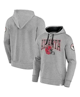 Fanatics Men's Gray Atlanta Falcons Label Maker Pullover Hoodie