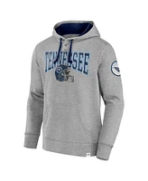 Fanatics Men's Heather Gray Tennessee Titans Label Maker Pullover Hoodie