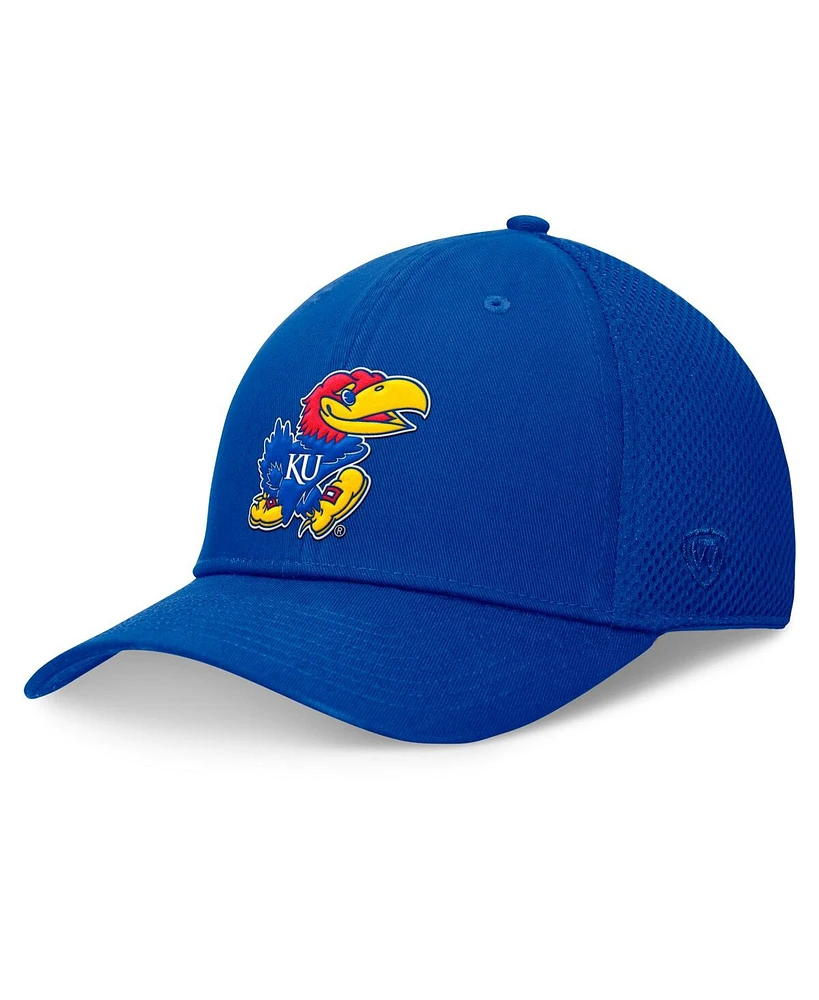 Top of the World Men's Royal Kansas Jayhawks Spacer Flex Hat