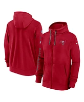 Nike Men's Red Tampa Bay Buccaneers 2024 Sideline Club Full-Zip Hoodie