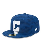 New Era Men's Royal Indianapolis Colts 2024 Sideline 59FIFTY Fitted Hat