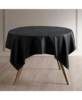 Half Price Drapes Black Performance Twill Table Cloth