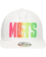 New Era Men's White New York Mets Spring Spectrum Golfer Snapback Hat