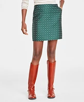 On 34th Women's Jacquard Printed Mini Skirt, Created for Macy's
