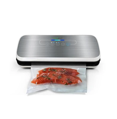 NutriChef Automatic Food Vacuum Sealer - Electric Air Sealing Preserver System (Silver)