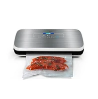 NutriChef Automatic Food Vacuum Sealer - Electric Air Sealing Preserver System (Silver)