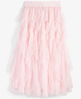 On 34th Women's Tiered Ruffle Tulle Midi Skirt, Created for Macy's