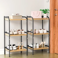 3-Tier Storage Rack Bookshelf Shelves for Living Room, Bathroom, Balcony, Kitchen