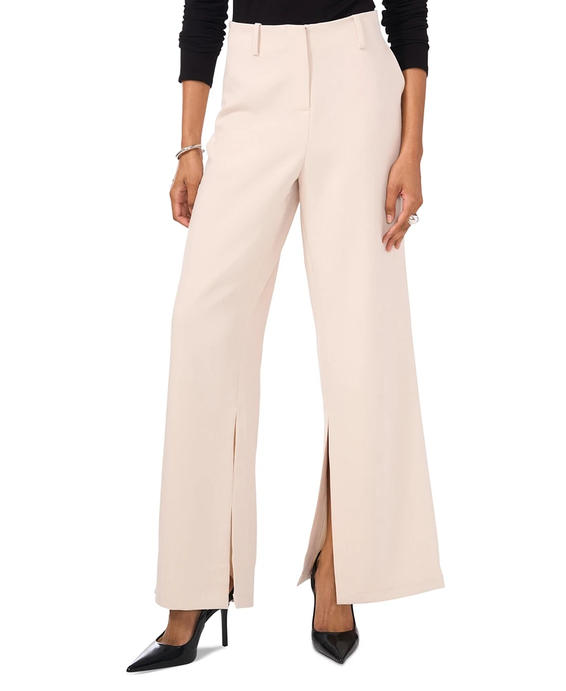 Vince Camuto Women's Wide-Leg Split-Hem Trousers