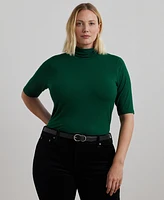 Lauren Ralph Plus Turtleneck Top