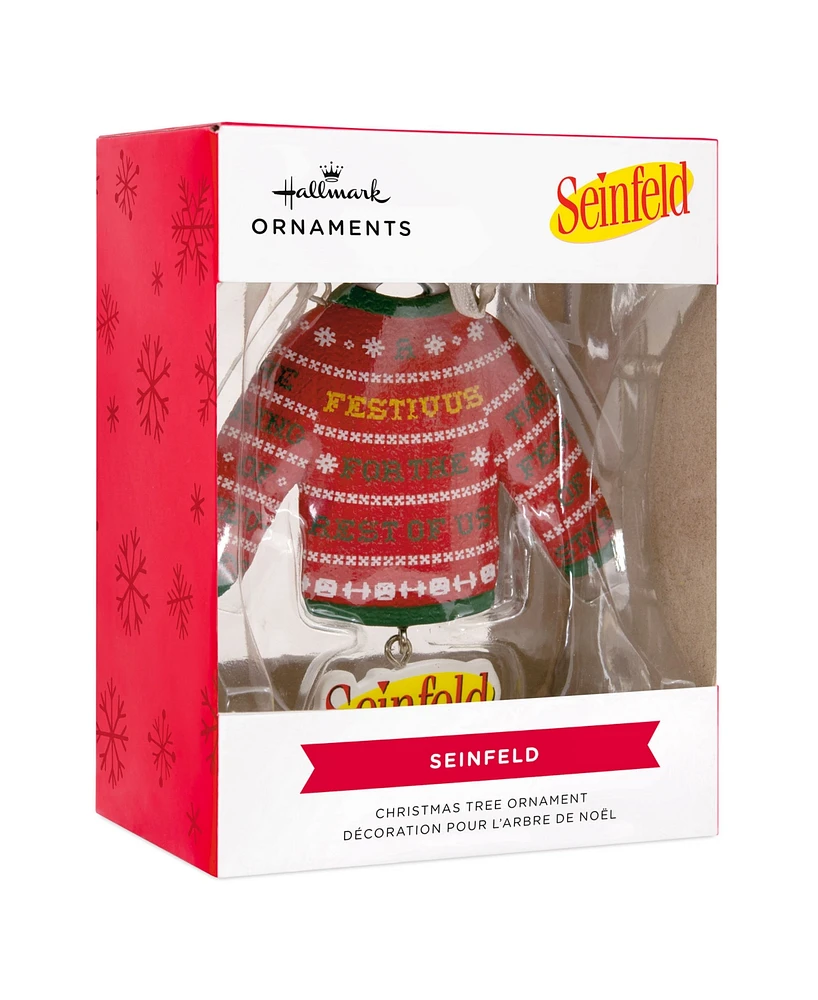 Hallmark Seinfeld Festivus Sweater Christmas Ornament - Multi