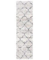 Safavieh Fontana Shag FNT888F 2'3"x6' Runner Area Rug