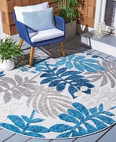 Safavieh Cabana Indoor/Outdoor CBN814F 3'x3' Round Area Rug