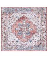 Safavieh Tucson Washable TSN109B 5'x5' Square Area Rug