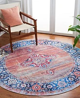 Safavieh Serapi Washable SEP376P 6'7"x6'7" Round Area Rug