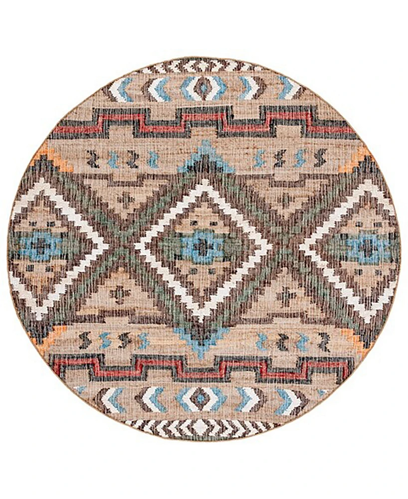 Safavieh Kilim Vi KLM760M 5'x5' Round Area Rug