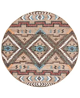 Safavieh Kilim Vi KLM760M 5'x5' Round Area Rug