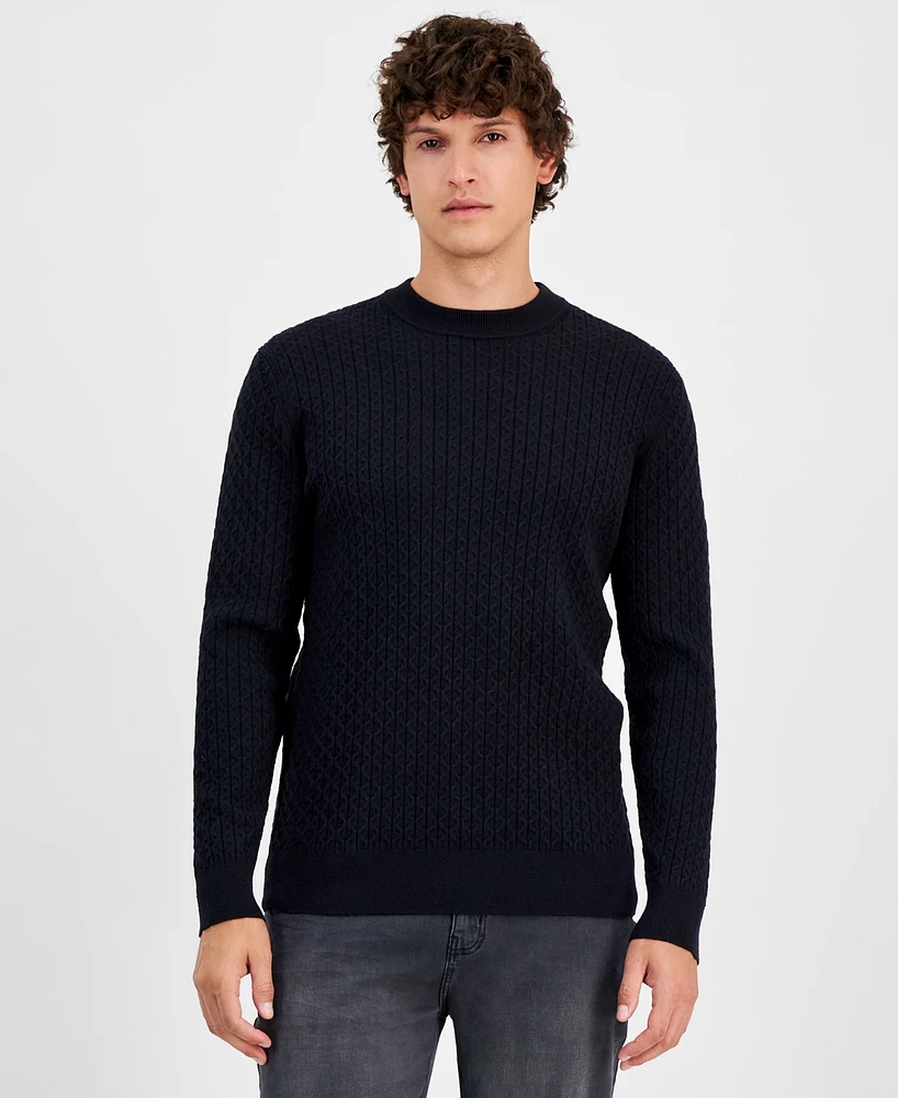 Karl Lagerfeld Paris Men's Geo-Pattern Sweater