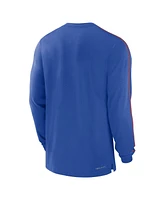 Jordan Men's Royal Florida Gators 2024 Sideline Player Tri-Blend Performance Long Sleeve T-Shirt