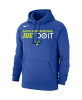 Nike Women's and Men's Blue Dallas Wings Just Do It Club Pullover Hoodie