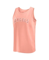 Fanatics Men's Coral Los Angeles Angels Elements Tank Top