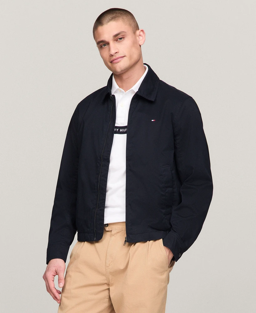 Tommy Hilfiger Men's Cotton Ivy Zip-Front Jacket