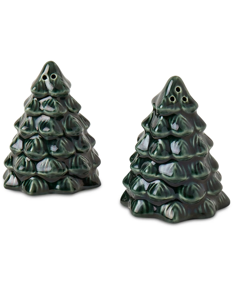 Ttu Gallery Green Tree Salt & Pepper Set