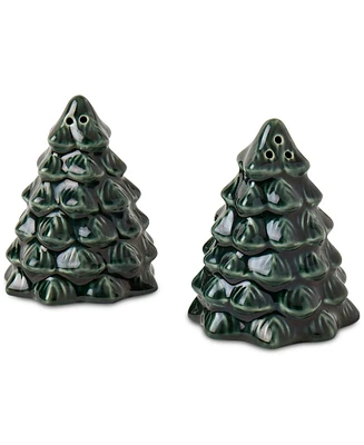 Ttu Gallery Green Tree Salt & Pepper Set