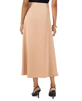 Vince Camuto Women's A-Line Pull-On Midi Slip Skirt