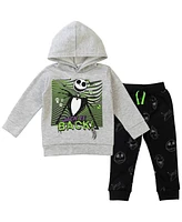 Disney Boys Nightmare Before Christmas Fleece Hoodie and Pants Outfit Set to