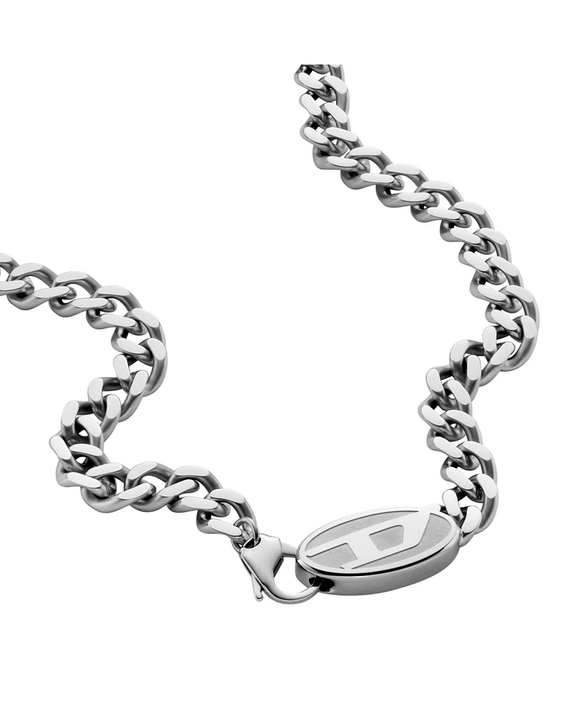 Diesel Men's Stainless Steel Chain Necklace