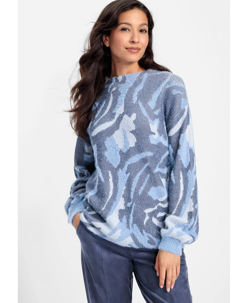 Olsen Women's Jaquard Pullover