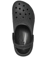 Crocs Women's Classic Platform Glitter Clogs from Finish Line