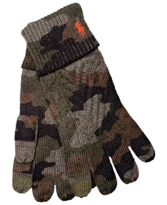 Polo Ralph Lauren Men's Camo Cable Touch Glove