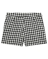 Guess Big Girls Pied de Poule Shorts