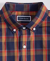 Club Room Men's Gin Regular-Fit Plaid Button-Down Shirt, Created for Macy's