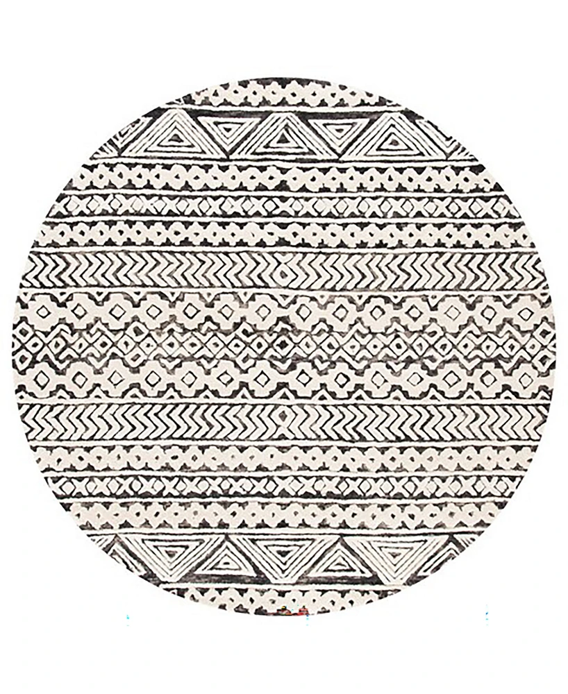 Safavieh Abstract 100 ABT259F 6'x6' Round Area Rug