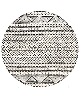 Safavieh Abstract 100 ABT259F 6'x6' Round Area Rug