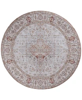 Safavieh Tucson Washable TSN105F 3'x3' Round Area Rug