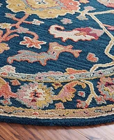 Safavieh Metro Ii MET328N 6'x6' Round Area Rug