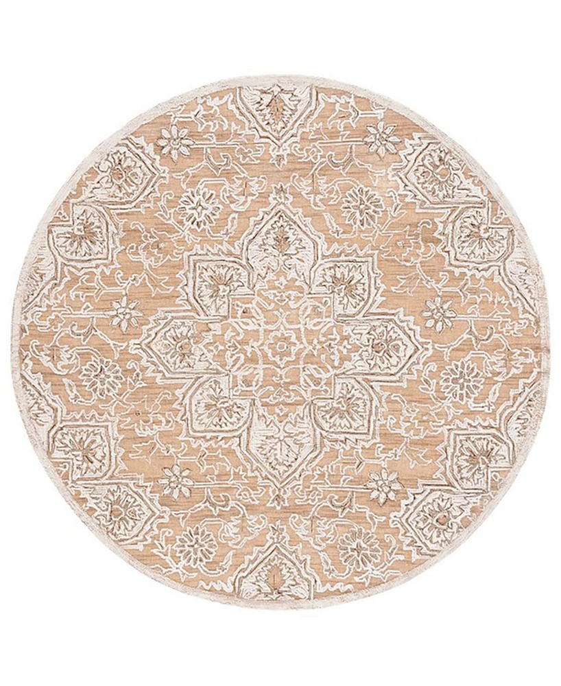 Safavieh Trace I TRC304D 6'x6' Round Area Rug