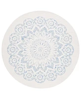 Safavieh Blossom I BLM108M 6'x6' Round Area Rug